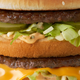 Big Mac in close-up to show special sauce